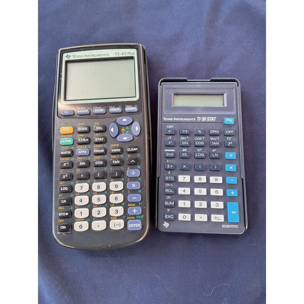 Texas Instruments Calculator Bundle For Parts Only